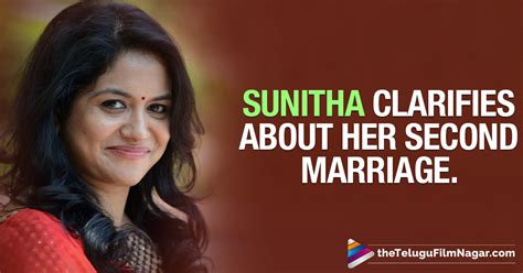 Singer Sunitha Puts All The Marriage Rumors To Rest