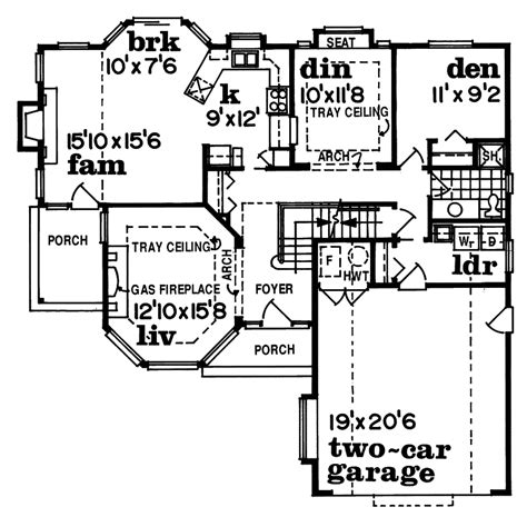 horton traditional home plan   search house plans