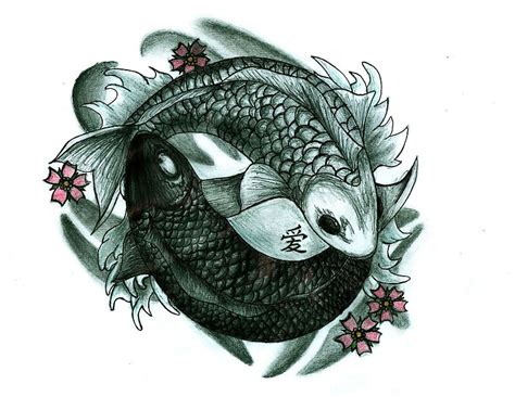 koi fish yin    chloeosity redbubble