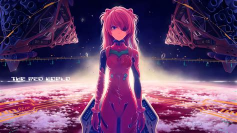 asuka langley neon genesis evangelion wallpaper