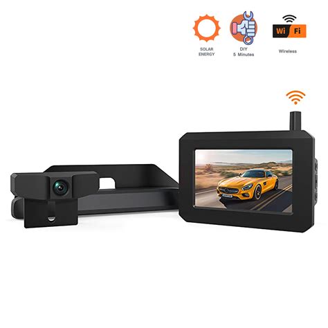 buy boscam sungo pro solar wireless backup camera  monitor digital wireless backup camera kit