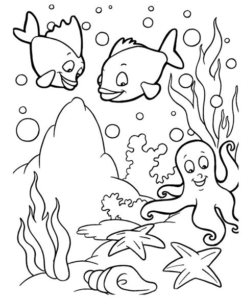 sea animals coloring pages   ten coloring pages  pictures
