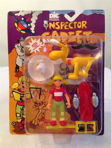Inspector Gadget Penny And Brain Figures 1992 Tiger Toys Dic Enterprises