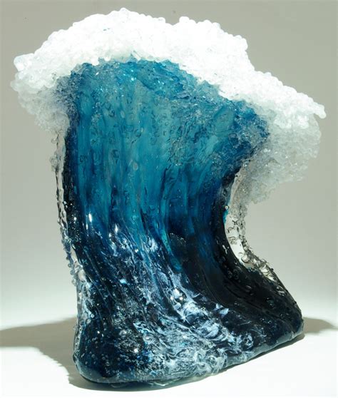 Gorgeously Realistic Glass Sculptures And Vases Styled Like Crashing