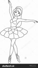 Ballerina Coloring Pages Princess Barbie Tutu Colouring Adults Ballet Drawing Kids Printable Color Fresh Angelina Launching Getcolorings Getdrawings Realistic Ballarina sketch template