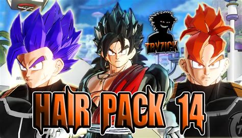 hair pack  tryzick xenoverse mods