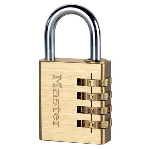 master lock brass combination padlock eurd ese direct