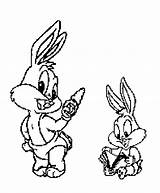 Bugs Bunny Baby Coloring Pages sketch template