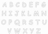 Alphabet Coloring Pages Kids Letters Print Printable Letter Capital sketch template