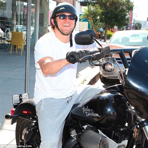 charlie hunnam does christian grey impression at sons of