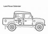 Rover Coloring Land Defender Kids Printable Car Pages Template Range Board Cars Templates Super Designlooter Pencil 1kb 2079 Drawings Choose sketch template