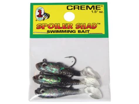 Reviews For Creme Lures Spoiler Shad Swimming Bait Soft Plastic Baits