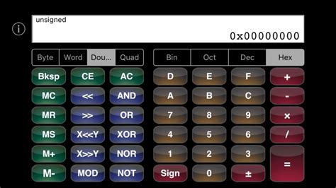 hexcalc hexadecimal calculator  madpodz llc