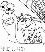Turbo Coloring Pages Printable Fast sketch template