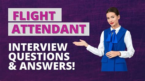 Flight Attendant Interview Questions With Answers Youtube