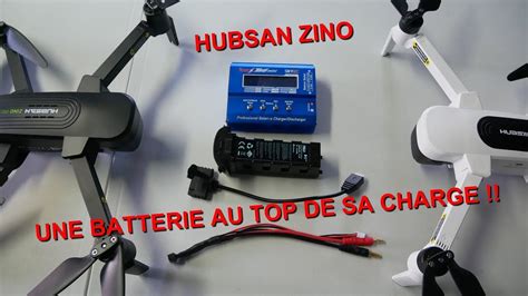 hubsan zino optimisation charge batterie lihv youtube