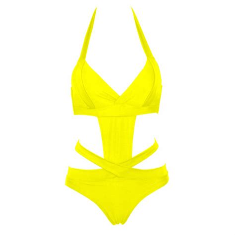 2019 bikini sexy one piece swimsuit plus size swimwear women bandage