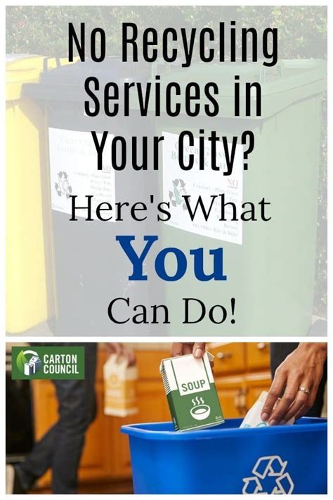 if your community doesn t have curbside recycling services here s what