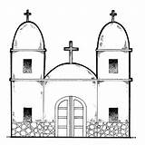 Iglesias Catolica Dibujo sketch template