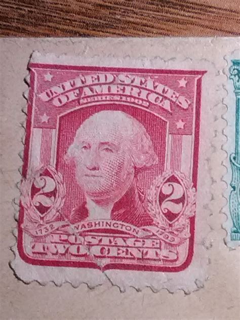 rare  cent washington stamp   fast lake navigation  cent stamps