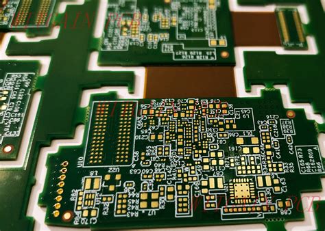 multilayer rigid flex pcb board  layer pcb mm green solder mask