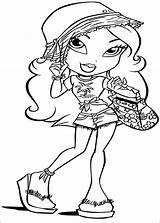 Coloring Pages Bratz Printable sketch template