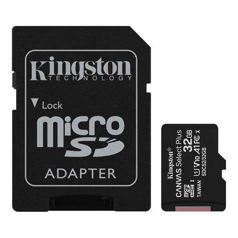 micro sd  gb kingston canvas select  giiga computacion