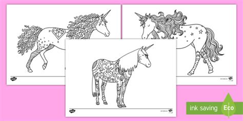 unicorn coloring pages twinkl lets coloring  world