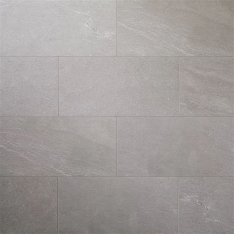 slate light grey matt stone effect porcelain floor tile pack   lmm wmm