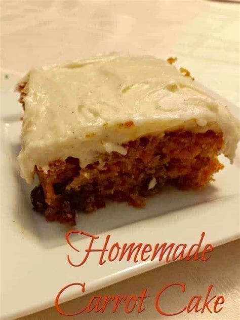 homemade carrot cake recipe honest