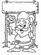 Gnome Coloring Pages Gnomes Kleurplaat Animated Printable Coloringpages1001 Last Library Clipart Popular Comments Books Previous Gifs sketch template