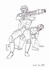 Scout Troopers Trooper Coloring Pages Imperial Hellbat Wars Star Deviantart Drawings Sketch Template Wallpaper 2009 sketch template