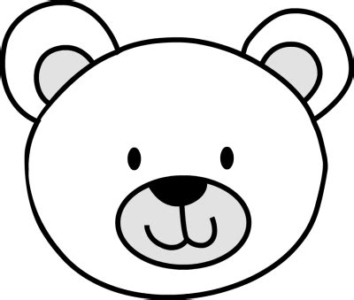 bear face coloring pages