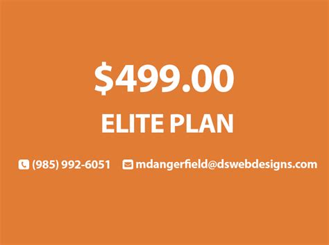 elite plan  design websites dangerfield solutions