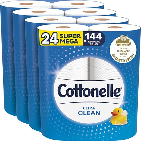 buy cottonelle ultra clean toilet paper strong bath tissue  super