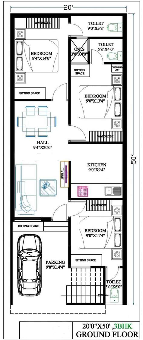 sq ft house plan home interior design