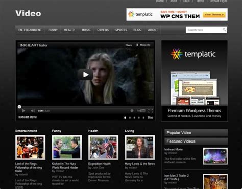 Free Wordpress Video Themes 10 Attractive Designs Wpmu Dev