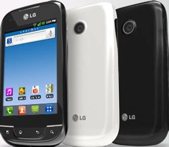 lg optimus net p android gingerbread phone price rs  india teckin