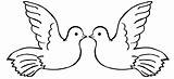 Dove Coloring Pages Rocks Mourning Turtle Bird Two Peace Choose sketch template