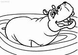 Hippo Coloring Pages Hippopotamus Printable Kids Drawing Cartoon Baby Cute Colouring Sheets Cool2bkids Getdrawings Animal Results sketch template