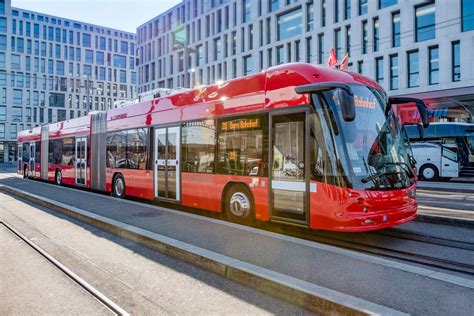 trolleybuses  hess  hit lausanne sustainable bus