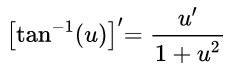 derivative  arctanx inverse tangent detailed lesson