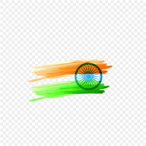 india flag clipart hd png indian flag   color strokes flag