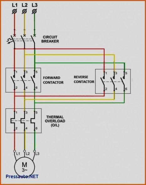 single phase ac contactor wiring diagram