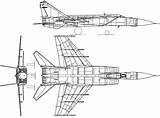 Mig Fighter Aircraft Vector Perspective Jet Drawings Titanui Gurevich Mikoyan Russian sketch template