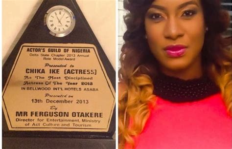 chika ike named most disciplined nollywood actress by