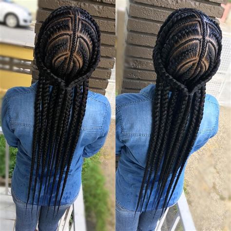 Braid Hairstyles Cornrows Black Women Dutchbraid In 2020