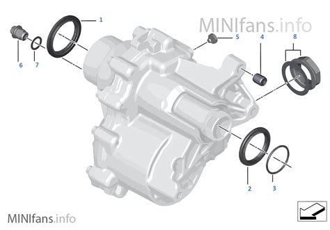 pieces detachees boite de transfert pto mini mini countryman  cooper sx  leurope