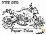 Ktm Duke Pages Colouring Coloring Motorcycle Facts Three Fun Book sketch template