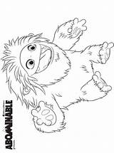 Everest Abominable Coloring sketch template